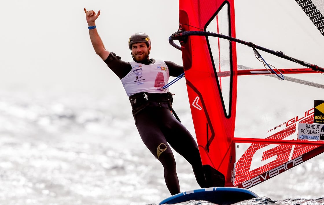Nicolas Goyard (FRA) campeón de los Lanzarote iQFoil Games 2022